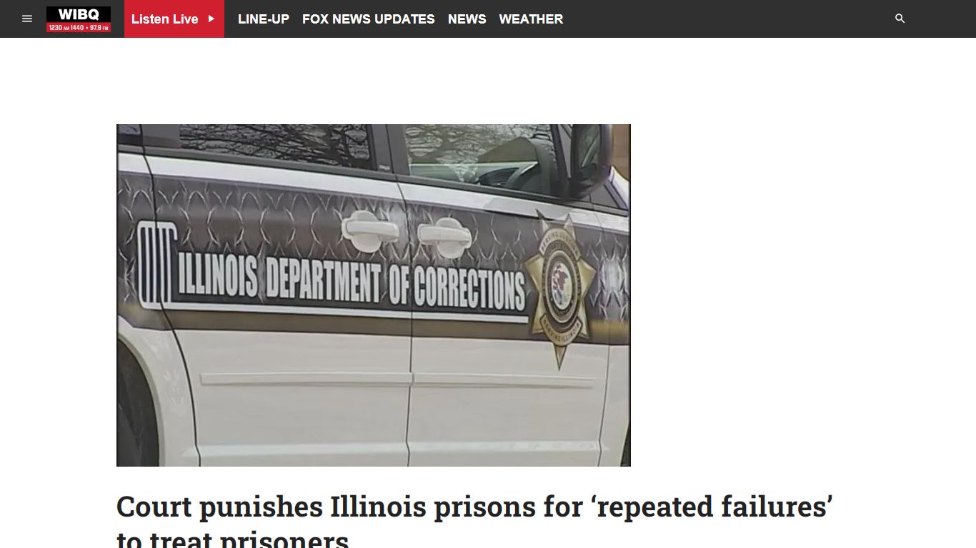 Court punishes Illinois prisons for ‘repeated failures’ to treat ...